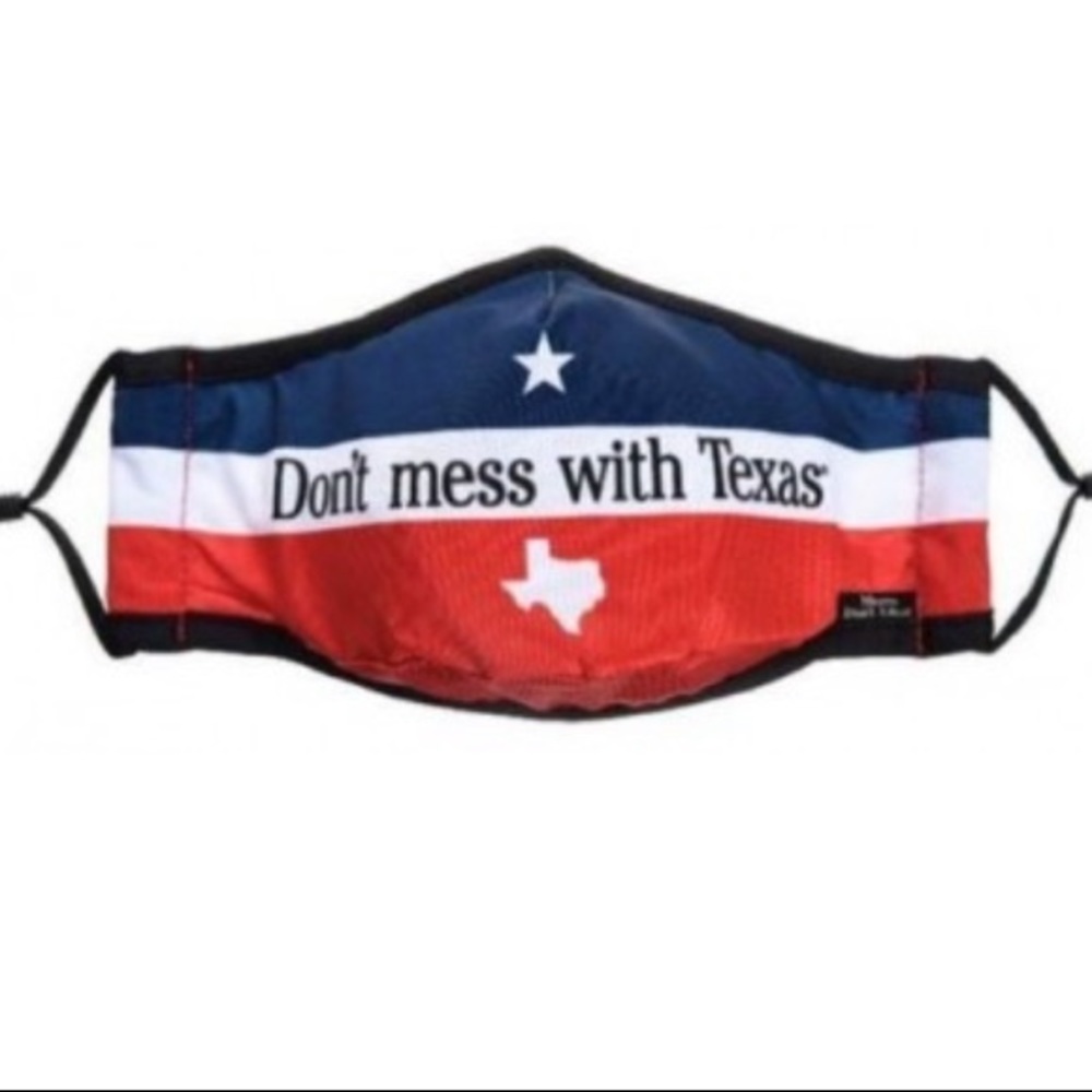FOUR Official Don’t Mess With Texas Masks
